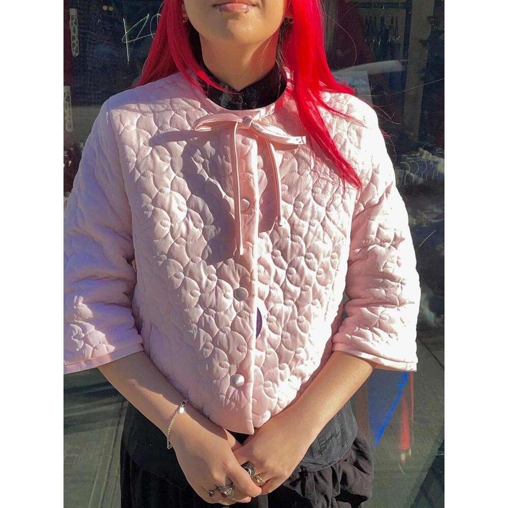 Pink Quilted Jacket x Vanity Fair